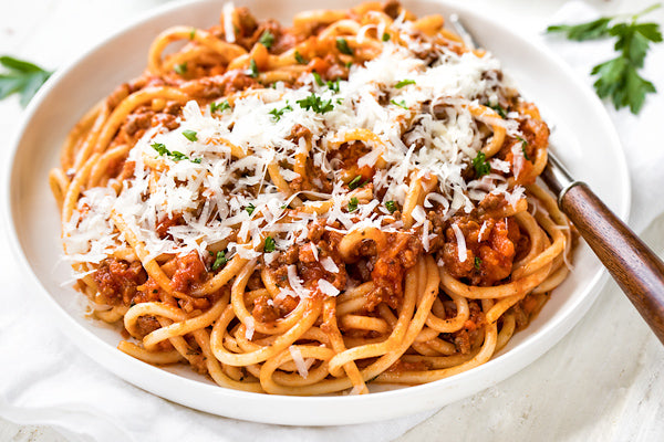 Farm-Fresh Grass-Fed Beef Spaghetti with Noodles: A Sawyer Creek Twist on a Classic RS-9.10